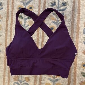 Buffbunny alpha bra - deep plum color